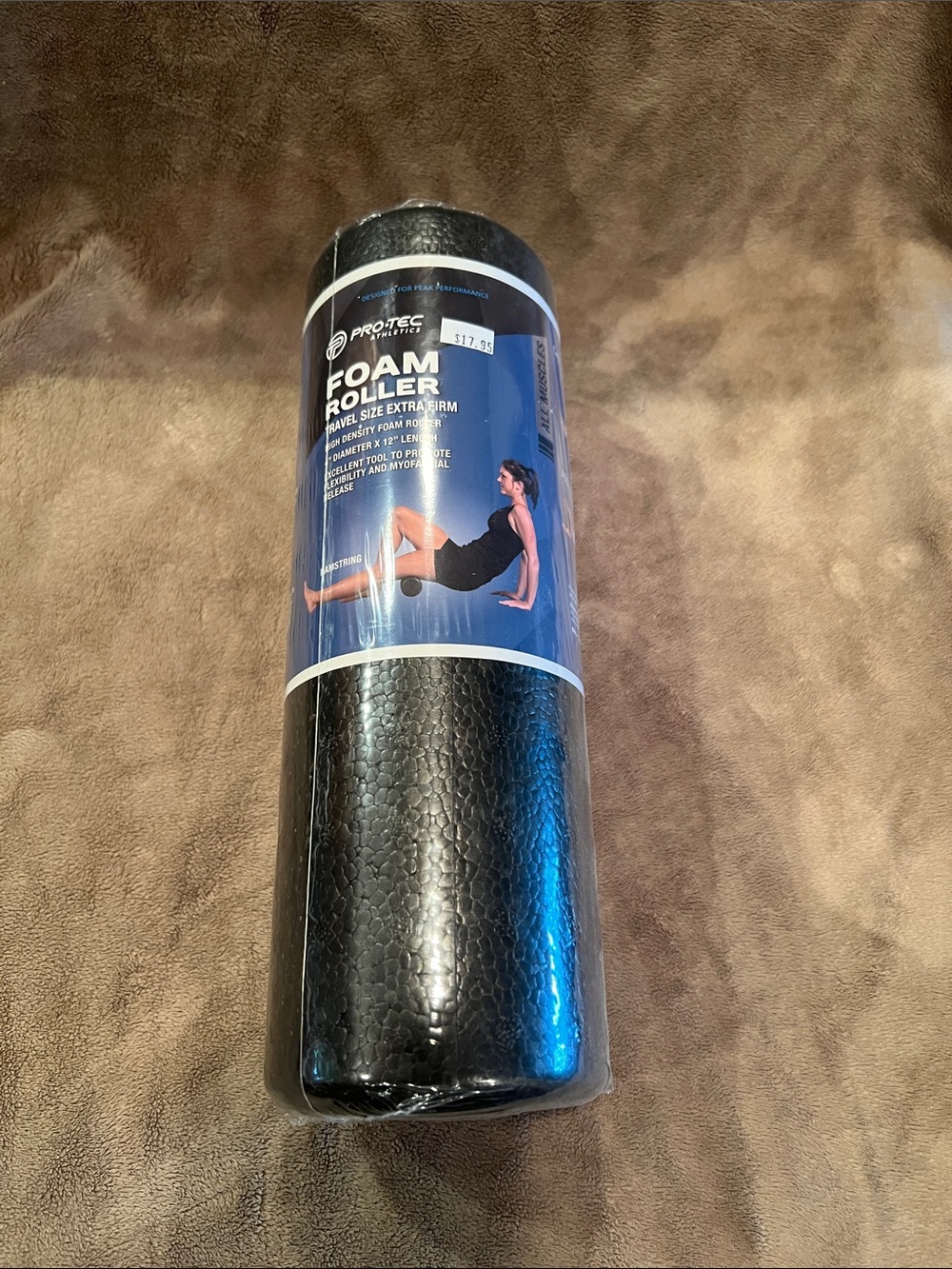 Black Foam Roller for Muscle Recovery